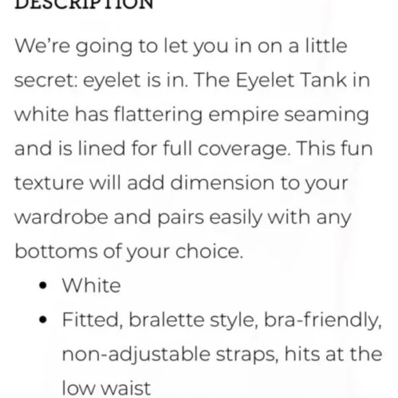 Cabi Eyelet top - Picture 6 of 6